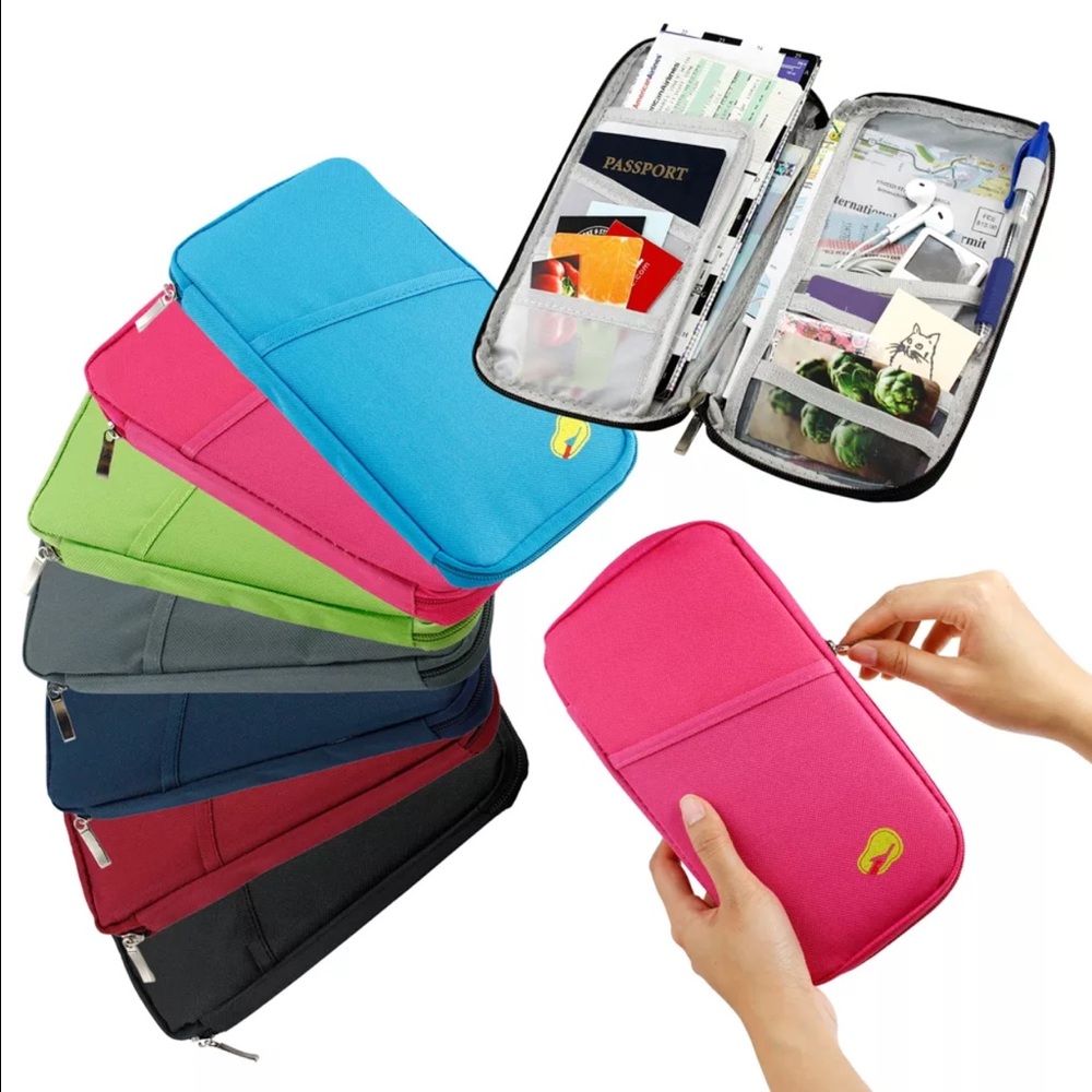 Passionate Passport Case Multi Function Secure Zi… - image 2